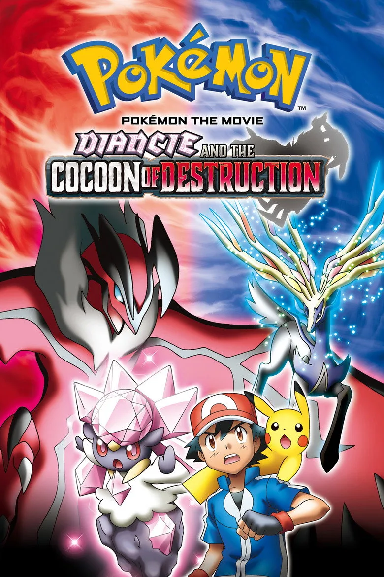Pokémon the Movie: Diancie and the Cocoon of Destruction artwork